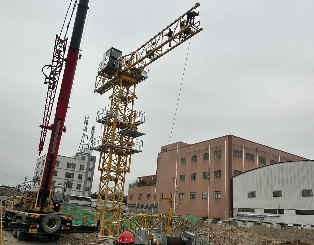 Tower Crane Installation Site