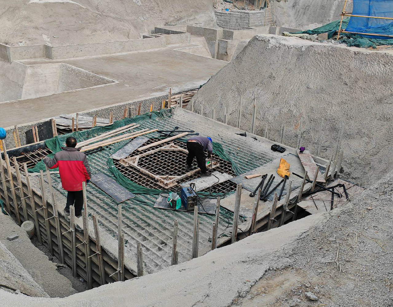 Tower Crane Construction Site